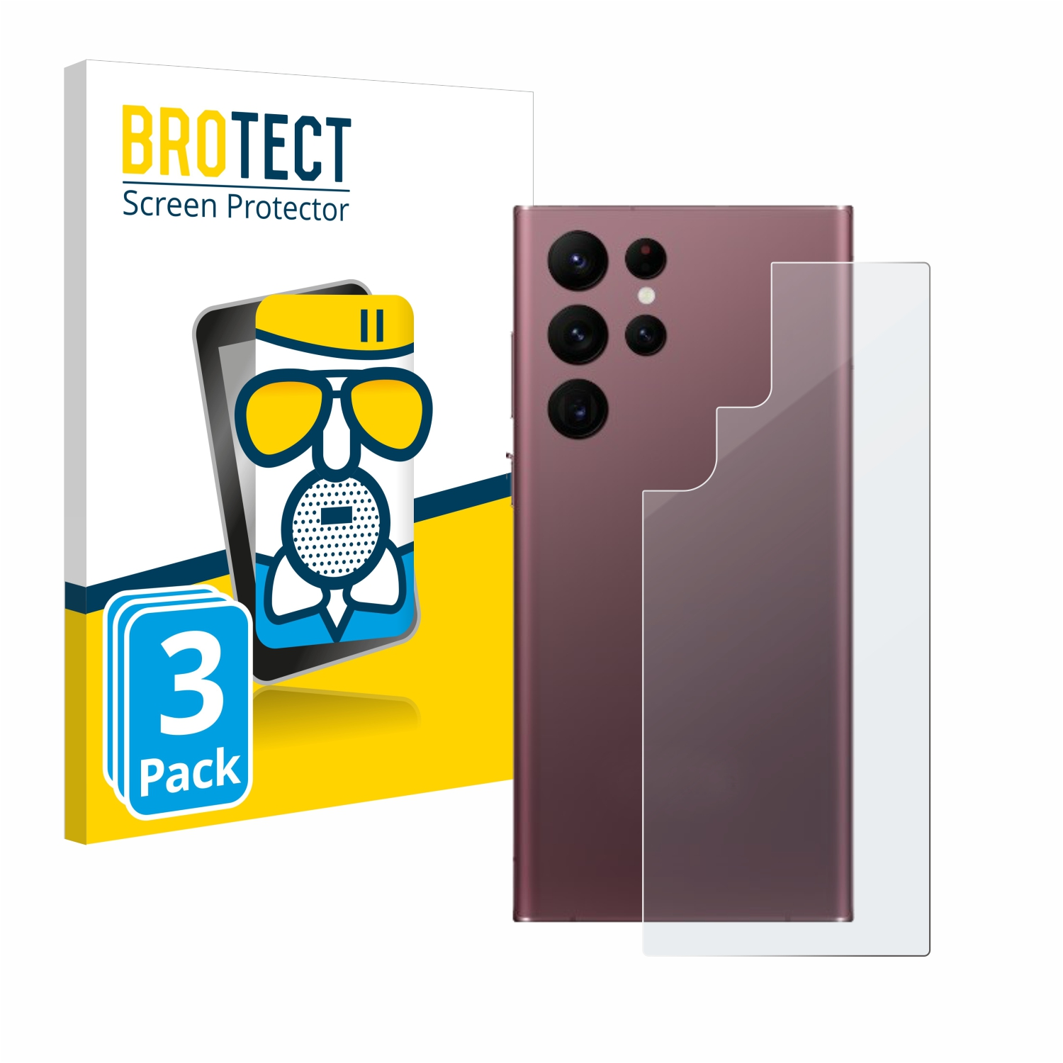BROTECT Samsung matte Ultra Schutzfolie(für 3x S22 Galaxy Airglass 5G)