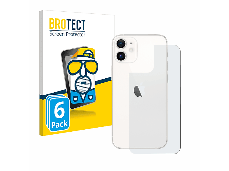 BROTECT 6x matte Schutzfolie(für Apple iPhone mini) 12