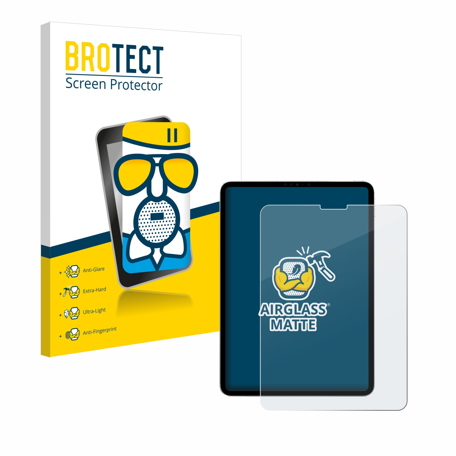 BROTECT Airglass 2022 Schutzfolie(für Apple (4. iPad matte Pro Gen.)) 11