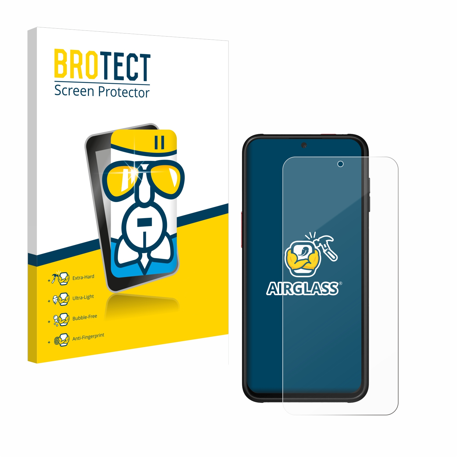 BROTECT Airglass klare Schutzfolie(für Samsung Pro) Galaxy 6 Xcover