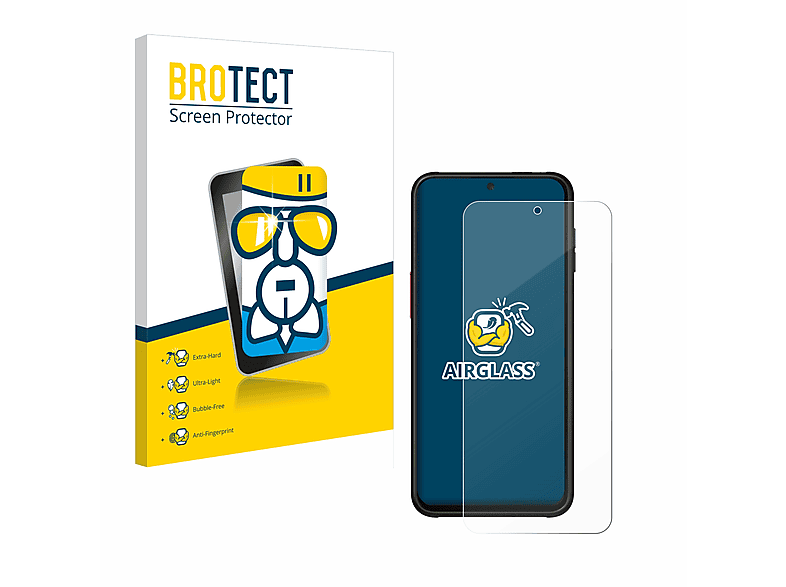 Airglass Xcover Schutzfolie(für klare Pro) Samsung BROTECT 6 Galaxy