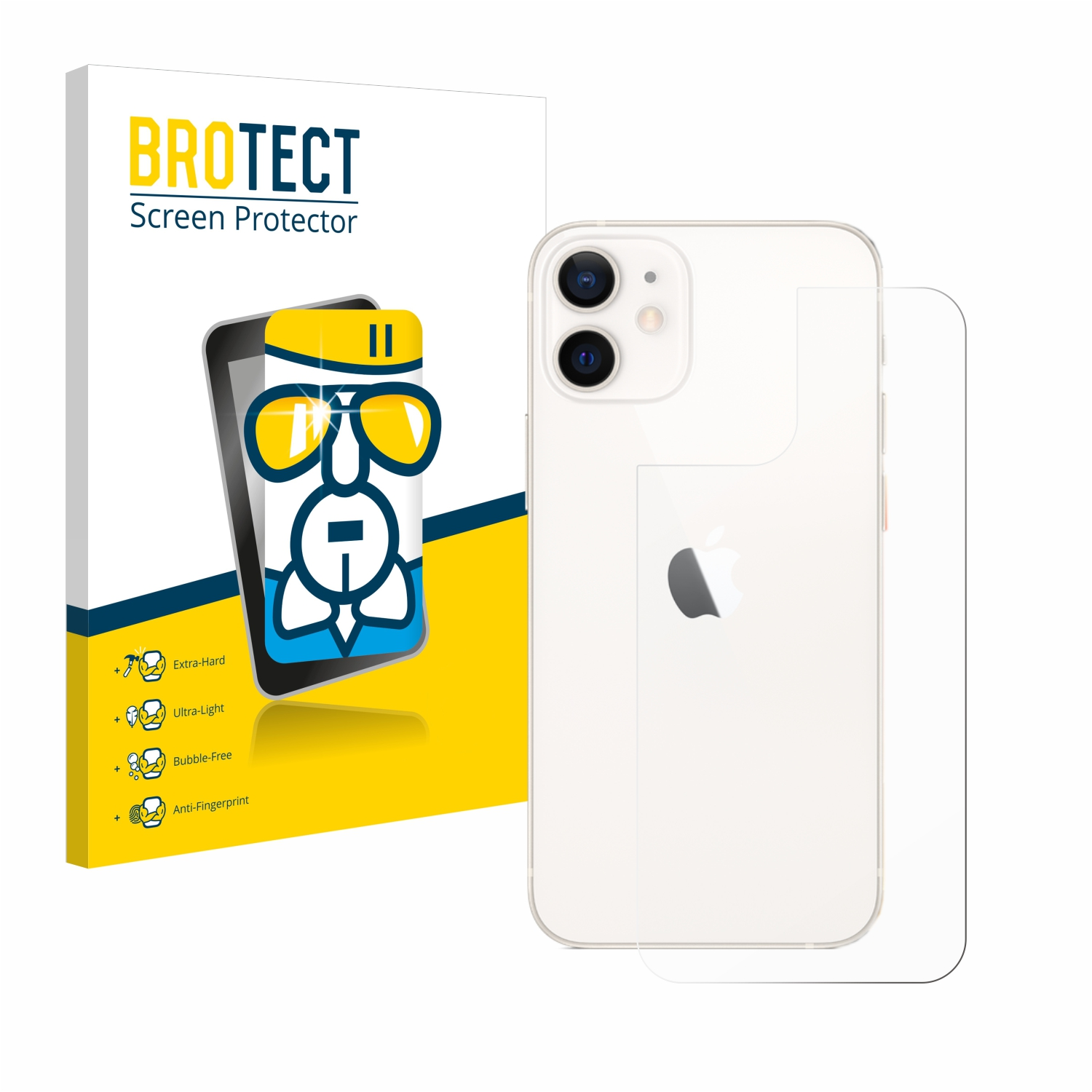 BROTECT Airglass klare Schutzfolie(für Apple mini) iPhone 12