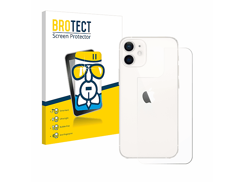 BROTECT Airglass klare Schutzfolie(für Apple iPhone 12 mini)
