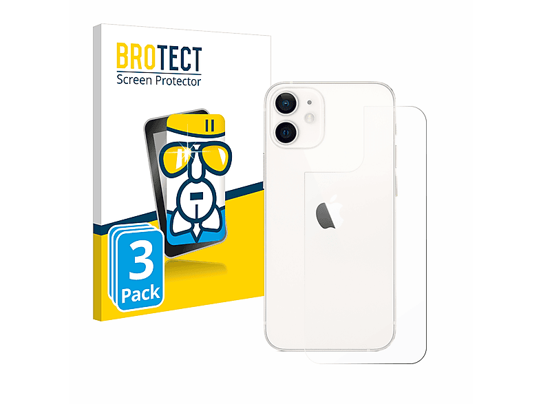 BROTECT mini) Airglass Apple Schutzfolie(für klare 12 iPhone 3x