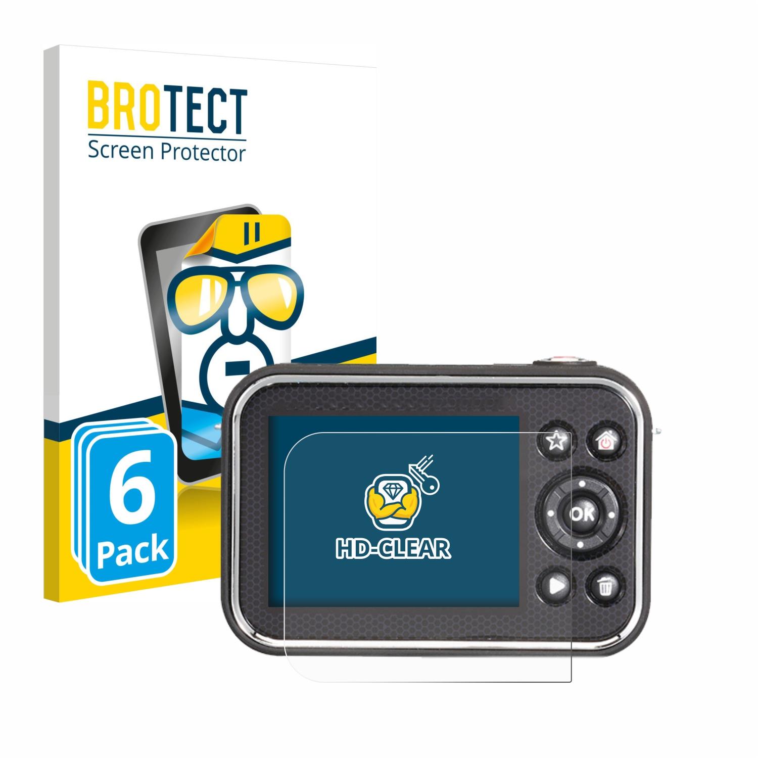 BROTECT 6x klare Schutzfolie(für Video Studio HD) Vtech Kidizoom