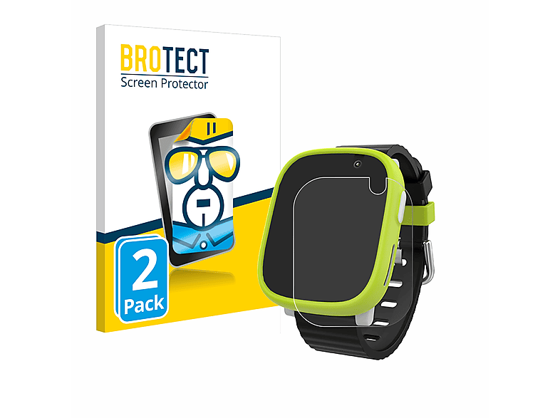 BROTECT 2x klare Schutzfolie(für Xplora X6 Play) | Smartwatch Schutzfolien & Gläser