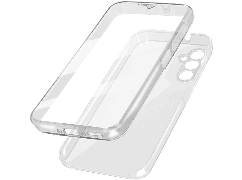 AVIZAR Vorder- Rückseite Schutzhülle, Full Cover Series, Full Cover, Samsung, Galaxy A54 5G, Transparent