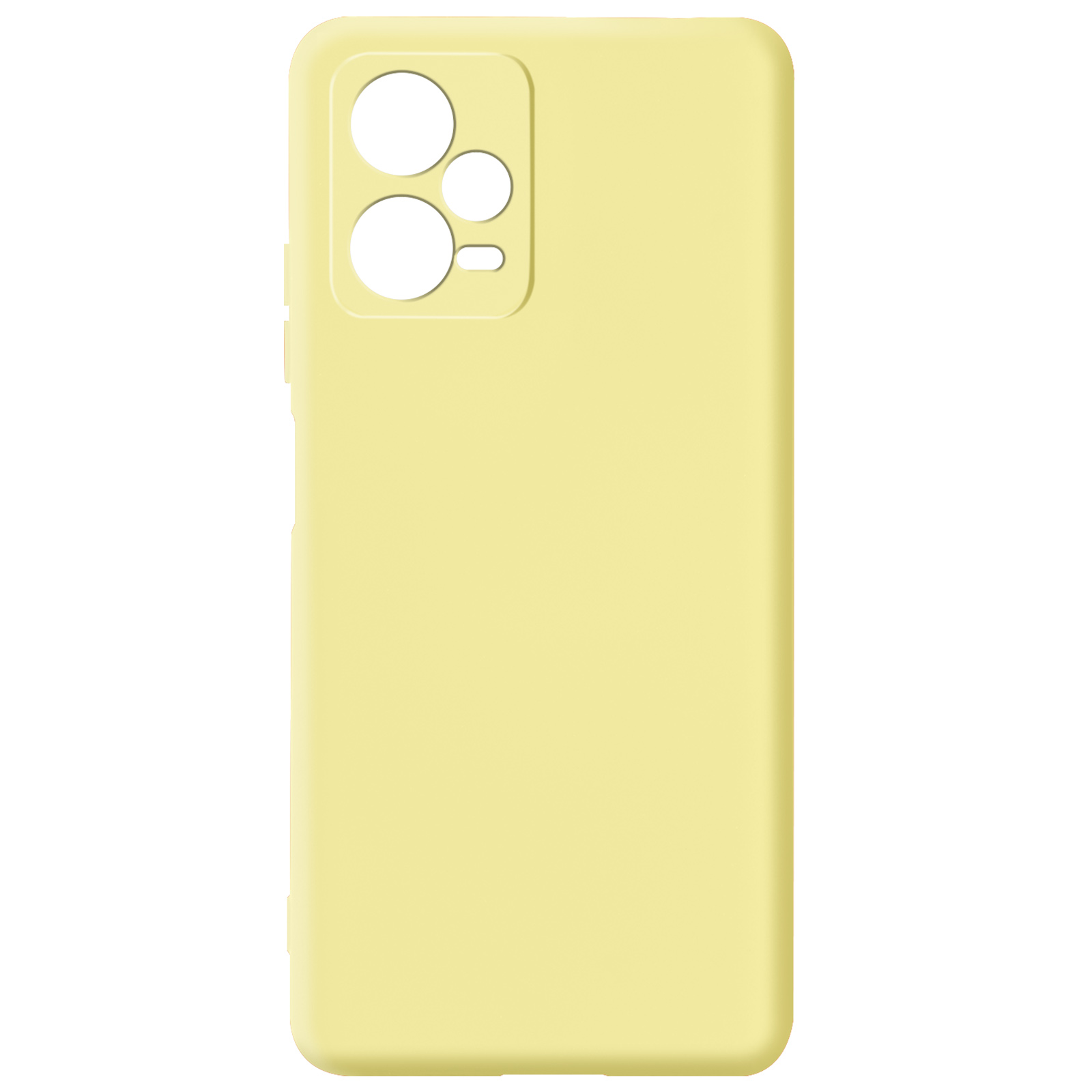 AVIZAR Soft Backcover, Series, Touch Xiaomi, 12 Redmi 5G, Gelb Note