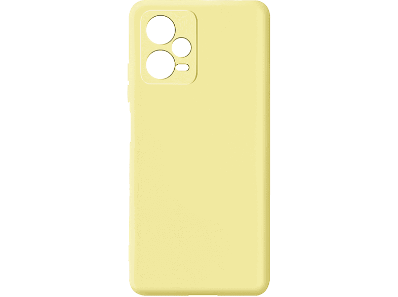 Xiaomi, Note Soft Backcover, Gelb Redmi AVIZAR 12 Series, Touch 5G,