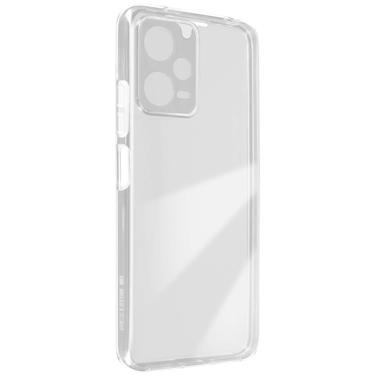 Transparente Handyhülle auf Weiß. Zeigt den Kameraausschnitt. Minimalistisches Design.