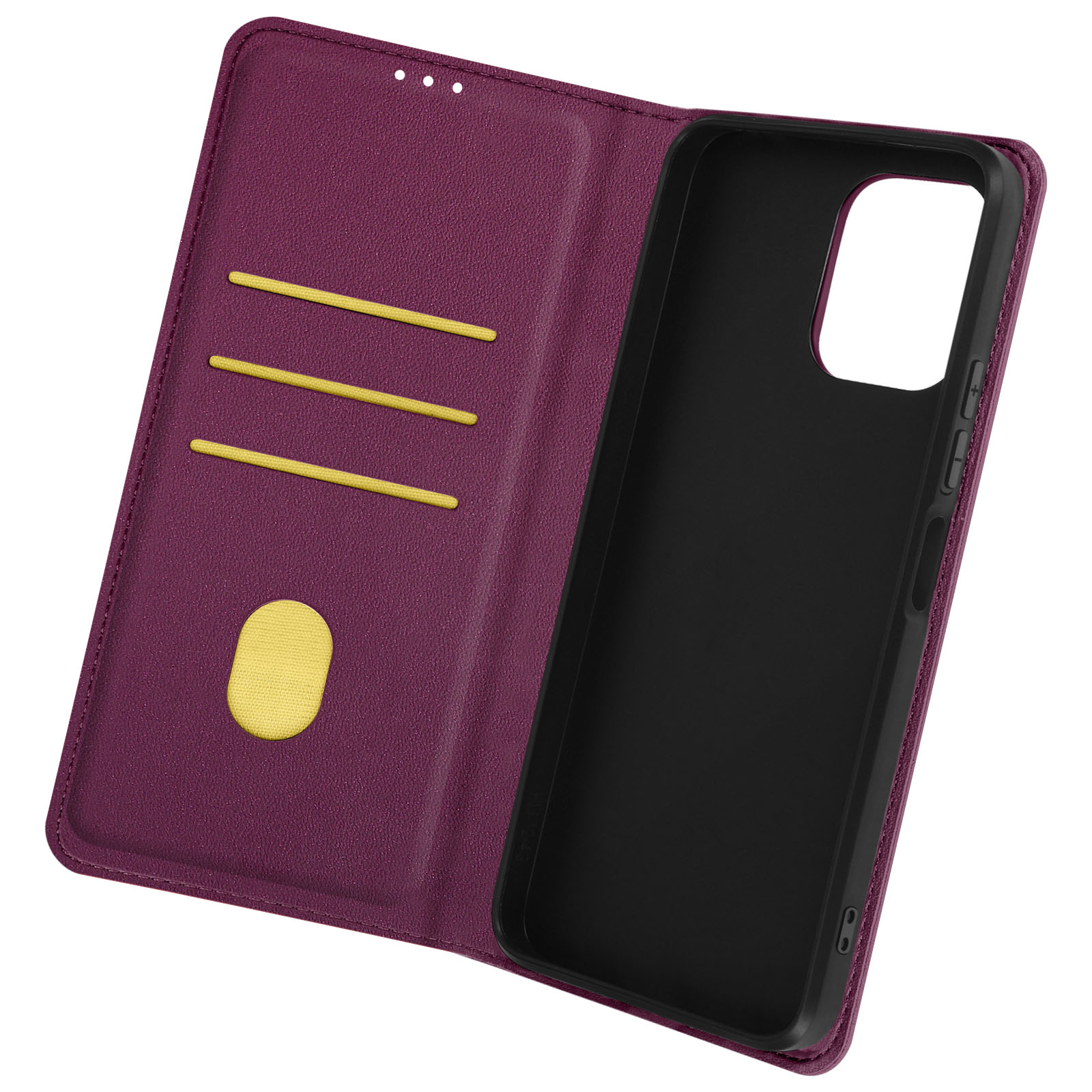 Bookcover, Redmi CardPocket AVIZAR Dunkelviolett Series, Elegance 12, Xiaomi,
