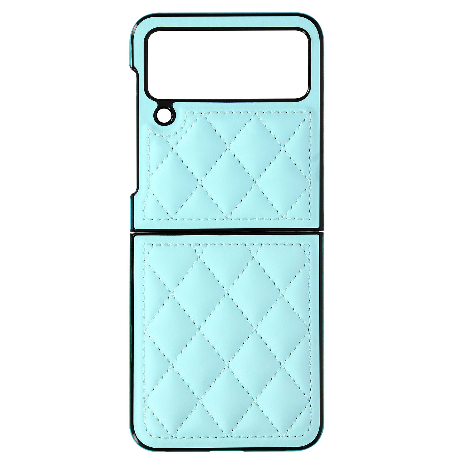 AVIZAR Rhombus Chic 4, Series, Hellblau Flip Z Backcover, Galaxy Samsung