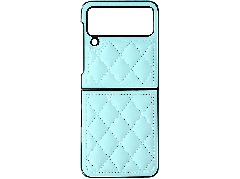 AVIZAR Rhombus Chic Series, Backcover, Samsung, Galaxy Z Flip 4, Hellblau