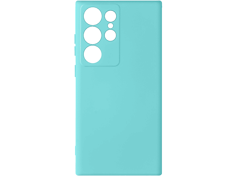 AVIZAR Soft Touch Series, Backcover, Galaxy Türkisblau Samsung, S23 Ultra