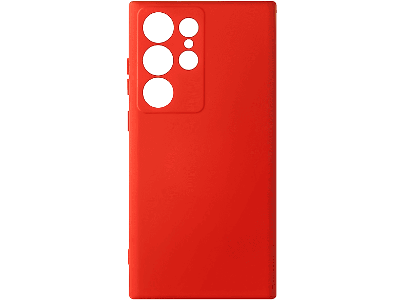 AVIZAR Soft Touch S23 Ultra, Backcover, Series, Rot Samsung, Galaxy