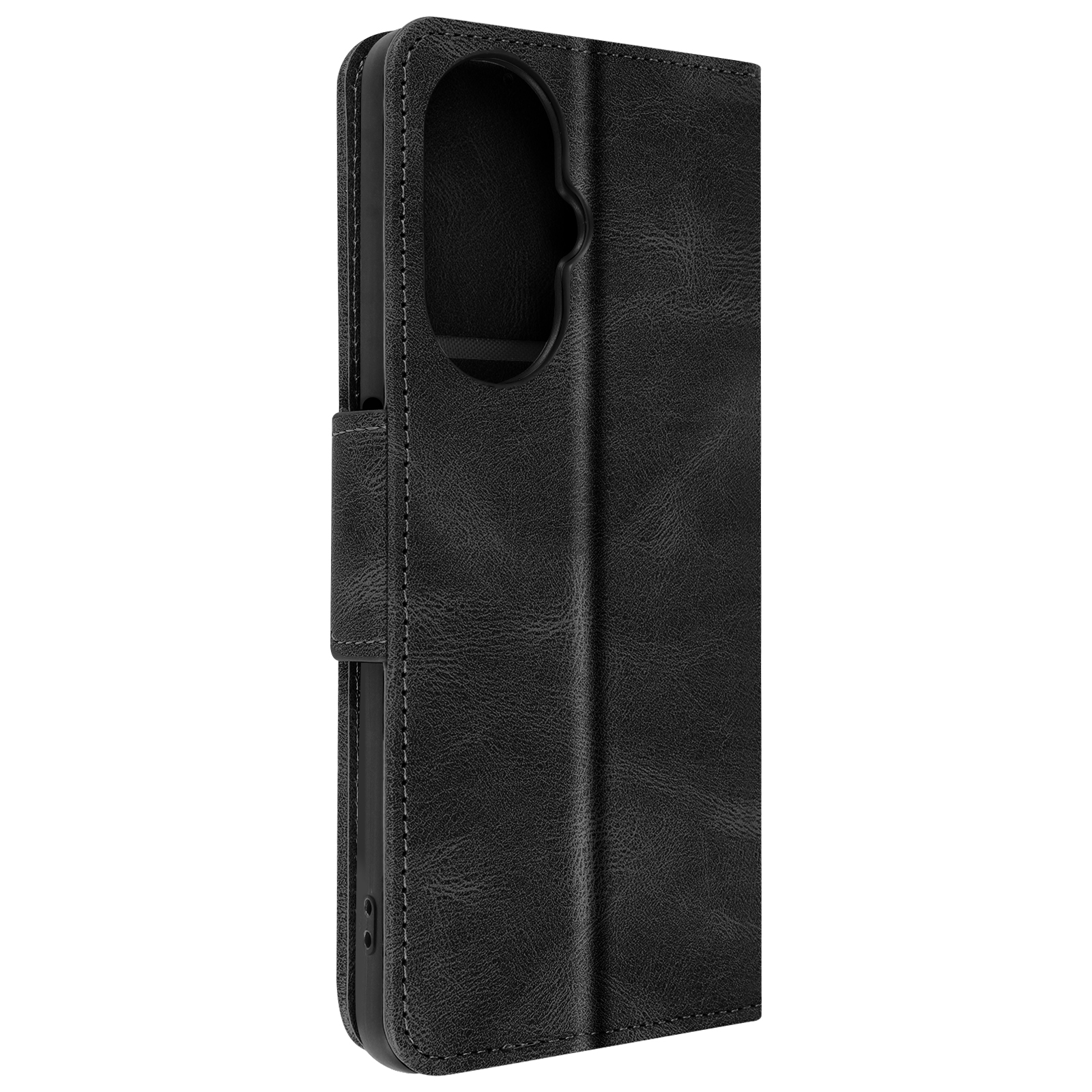 AVIZAR Wallet Bookcover, Series, Schwarz CE 3 Lite Nord OnePlus, 5G