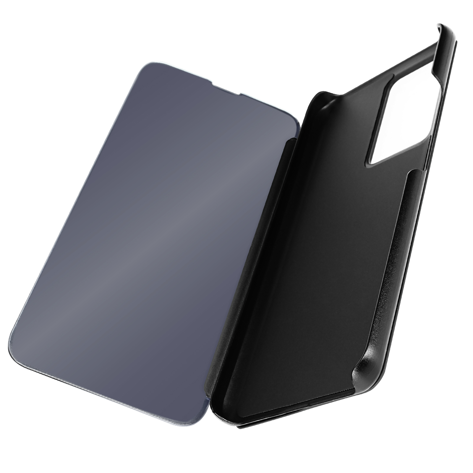 AVIZAR Clear F5 Schwarz Xiaomi, Pro, Cover View Poco Series, Standing Bookcover