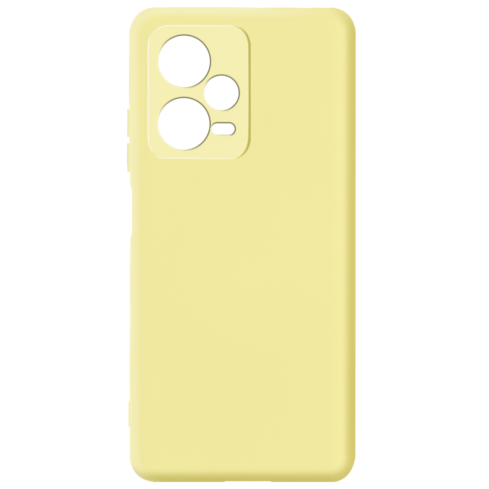 AVIZAR Soft Touch Series, Plus, Redmi Gelb Note 12 Backcover, Pro Xiaomi