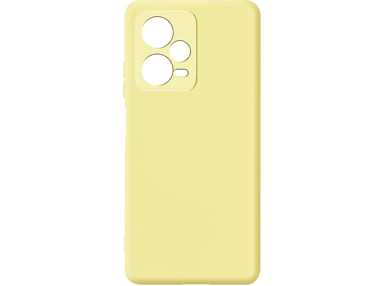 AVIZAR Soft Touch Series, Backcover, Xiaomi, Redmi Note 12 Pro 5G, Gelb