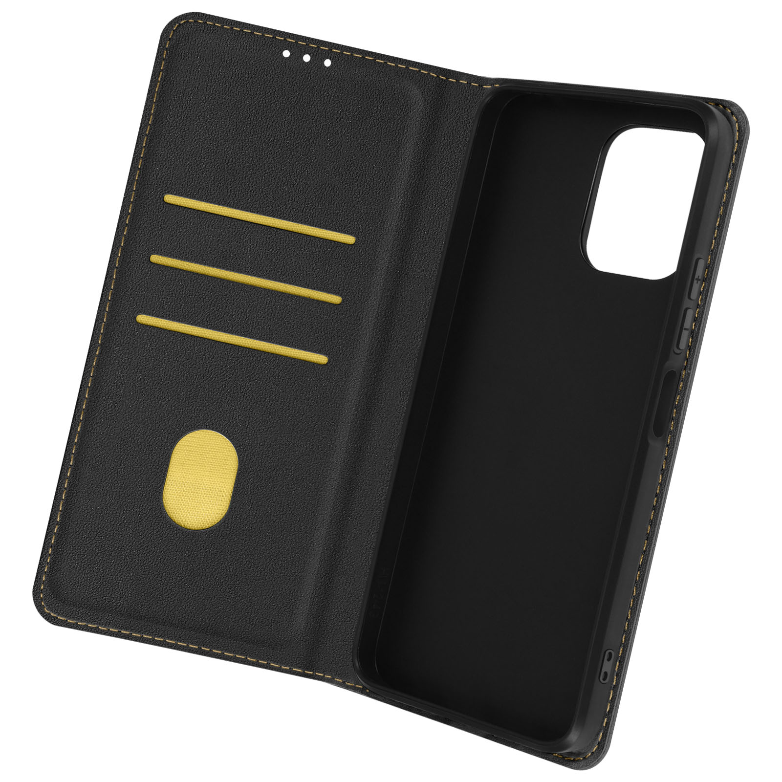 AVIZAR CardPocket Bookcover, Series, Redmi Elegance Schwarz 12, Xiaomi