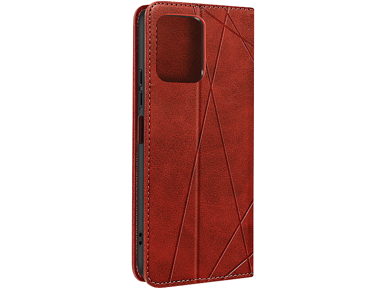 AVIZAR GeoMatrix Series, Xiaomi, Bookcover, 12, Rot Redmi