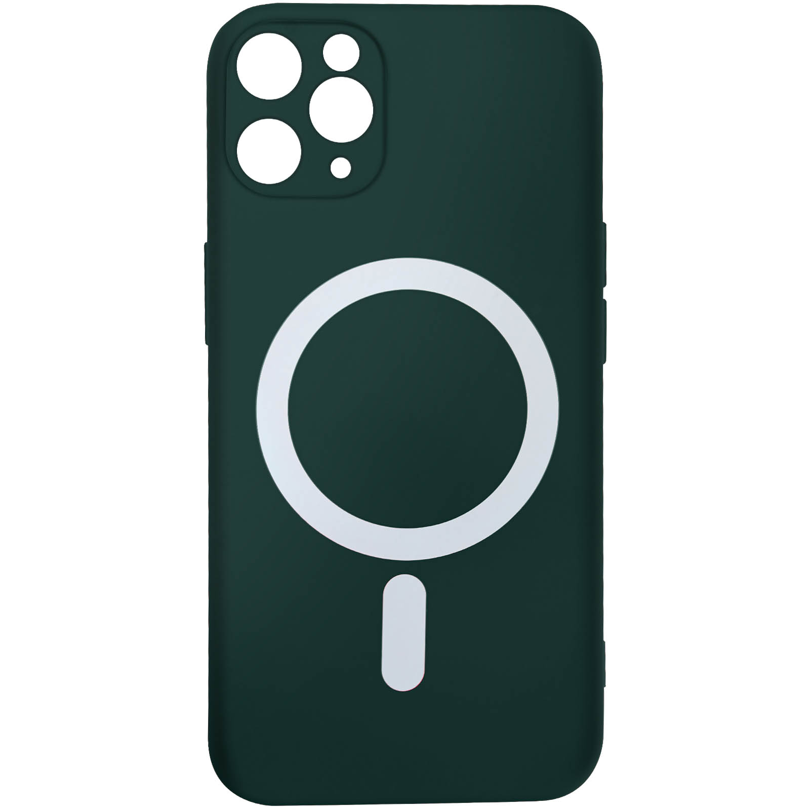 Pro, iPhone MagSafe Handyhülle Soft AVIZAR Dunkelgrün 11 Backcover, Touch Series, Apple,