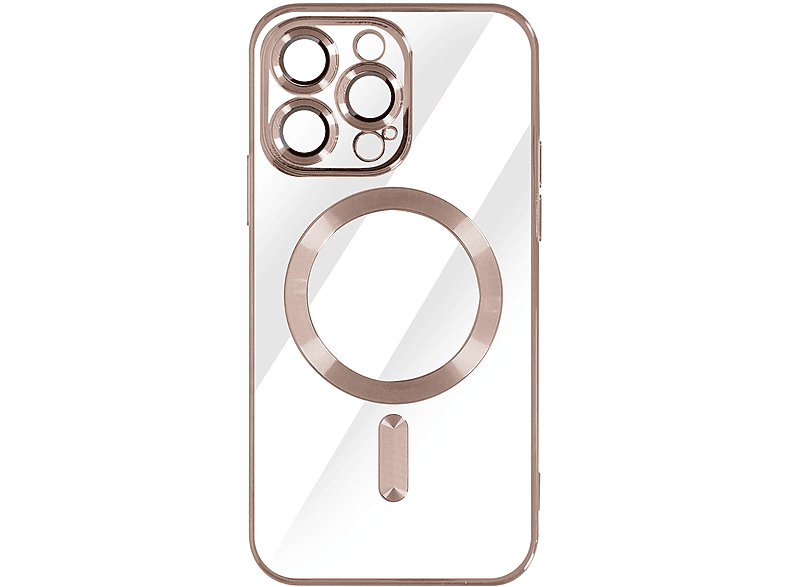 Pro 14 Apple, Chrom Series, Backcover, AVIZAR Handyhülle Max, iPhone Rosegold