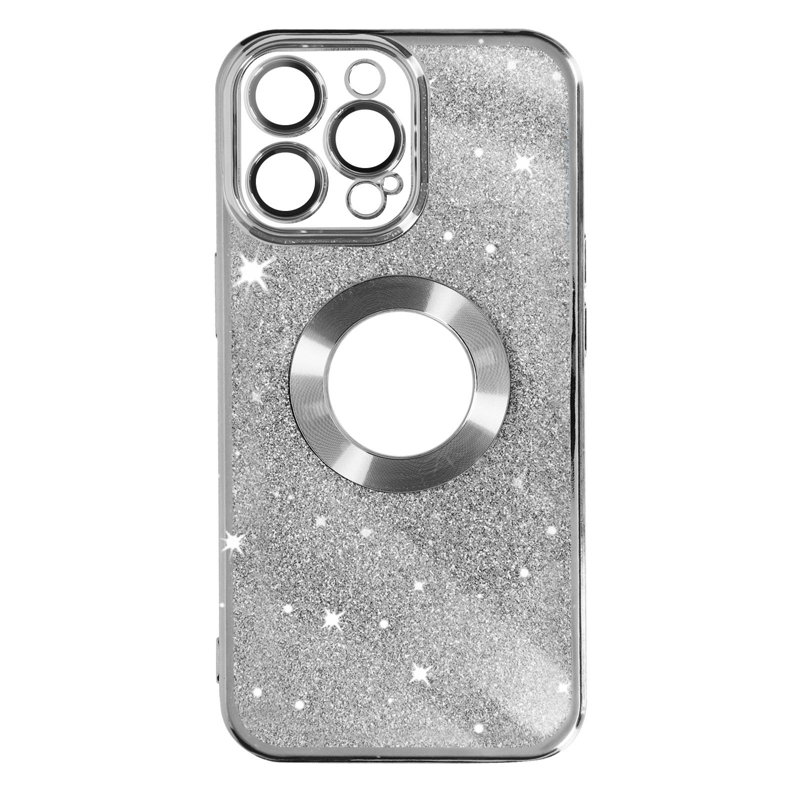 AVIZAR Protecam Spark Series, Backcover, iPhone Pro, 14 Silber Apple