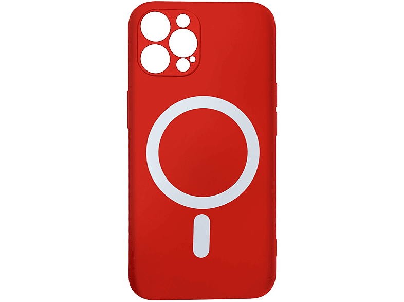 AVIZAR MagSafe Soft Touch Handyhülle Series, Backcover, Apple, iPhone 12 Pro Max, Rot | Backcover