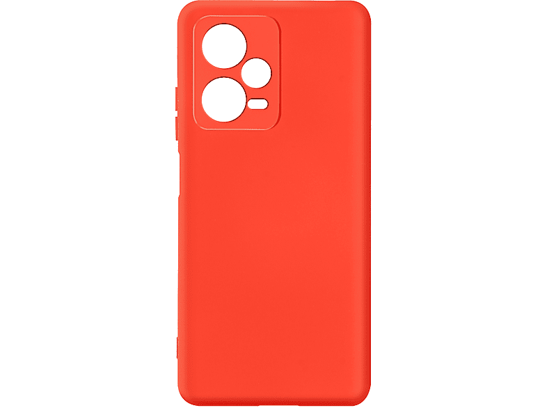AVIZAR Soft Touch Series, Backcover, Xiaomi, Redmi Note 12 Pro 5G, Rot