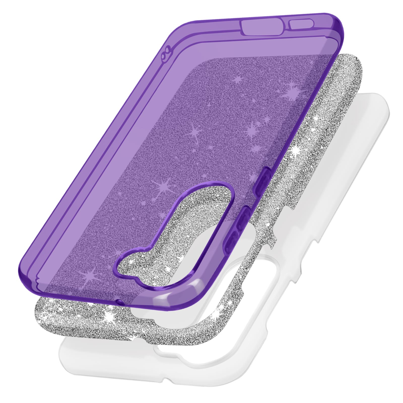 AVIZAR Spark Case Series, Backcover, Plus, Violett Galaxy Samsung, S23