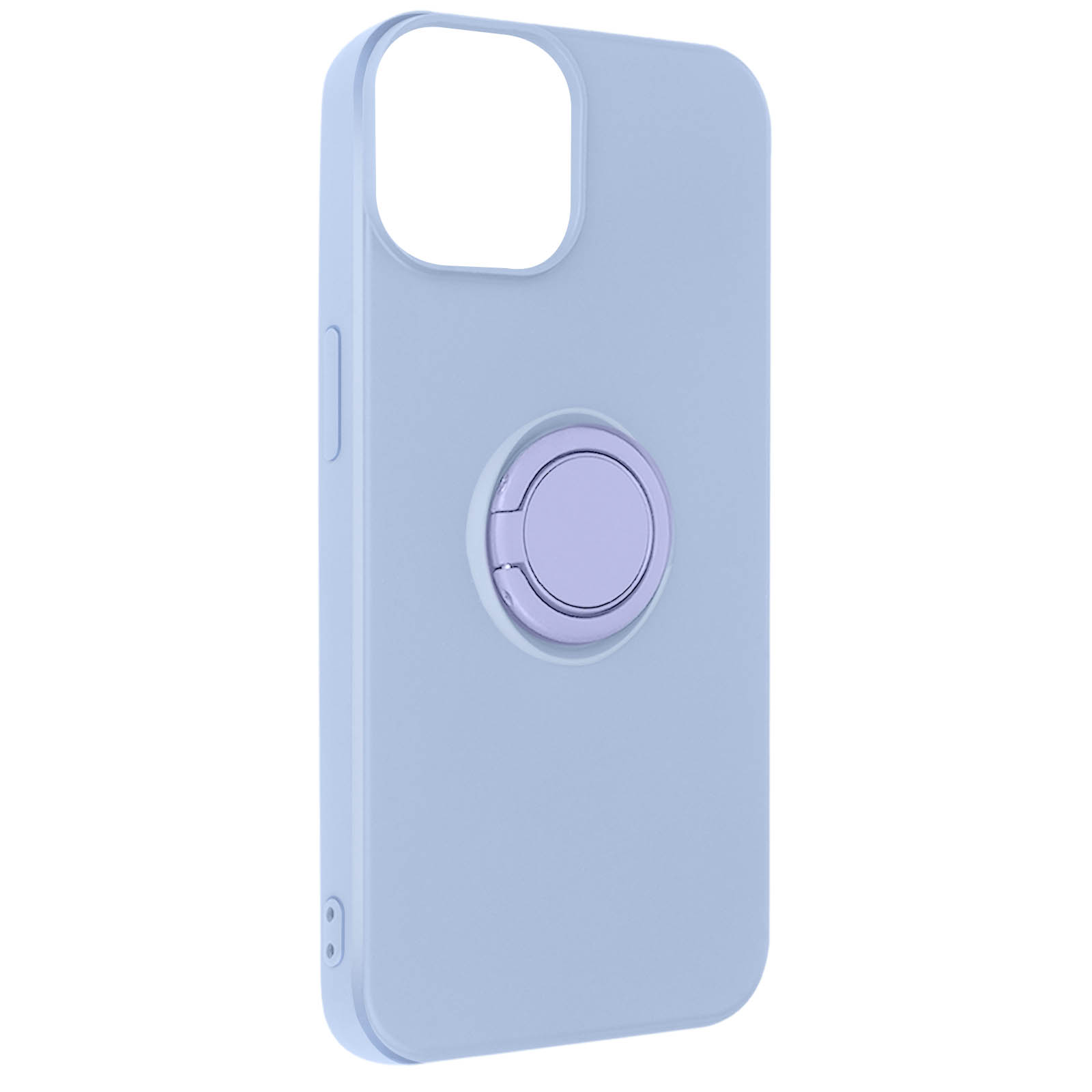 Series, 14, Apple, Backcover, Ring-Halterung Handyhülle Soft Touch Lila iPhone AVIZAR mit