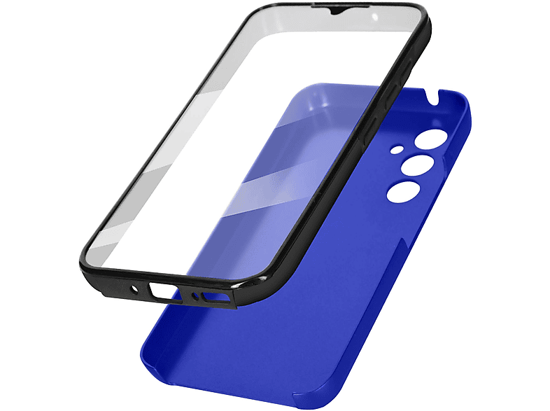 AVIZAR Vorder- Rückseite A54 Series, Galaxy 5G, Cover Full Blau Samsung, Schutzhülle, Full Cover