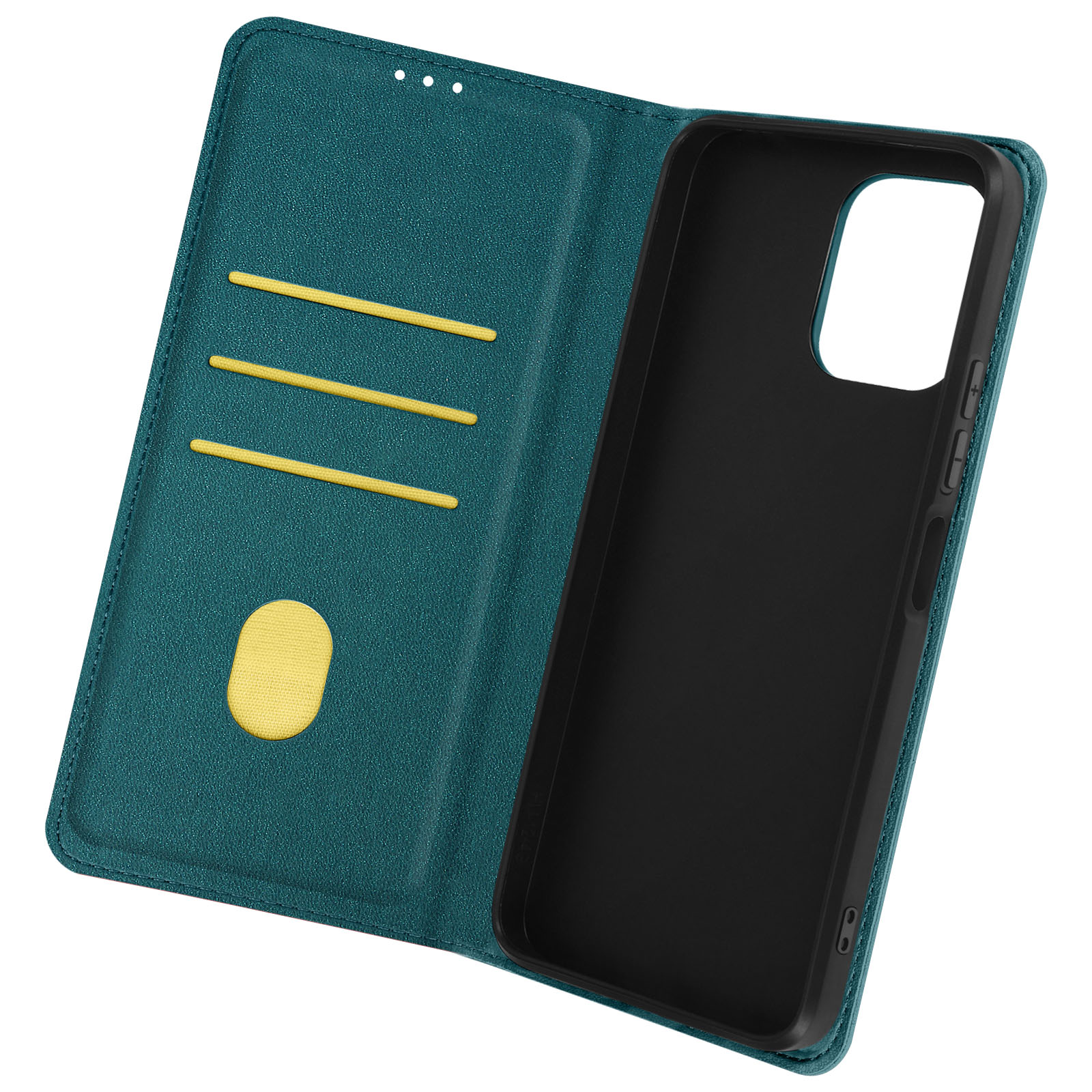 AVIZAR CardPocket Elegance Series, Bookcover, Blaugrün Redmi 12, Xiaomi