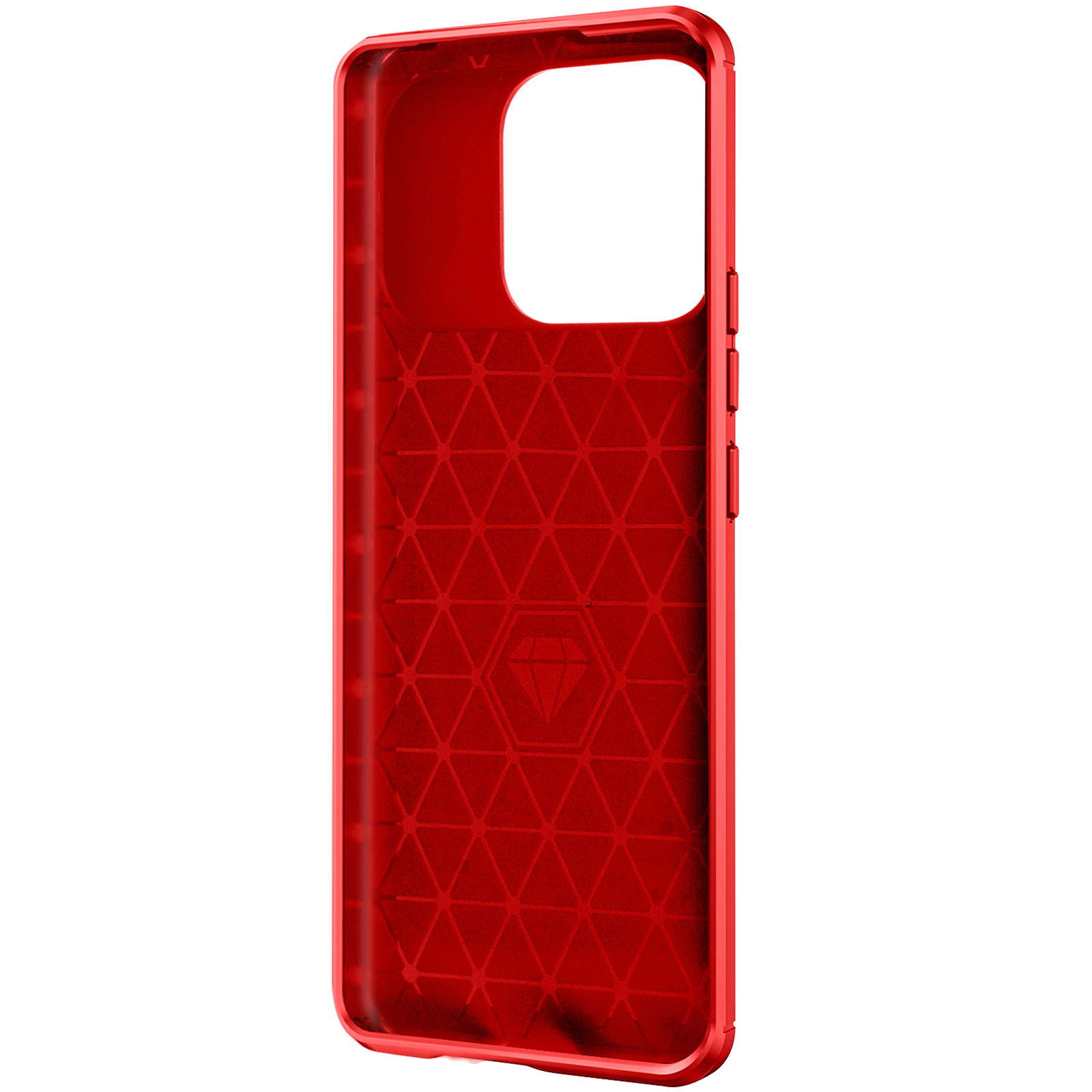 AVIZAR Xiaomi, 12C, Series, Rot Carbrush Redmi Backcover,