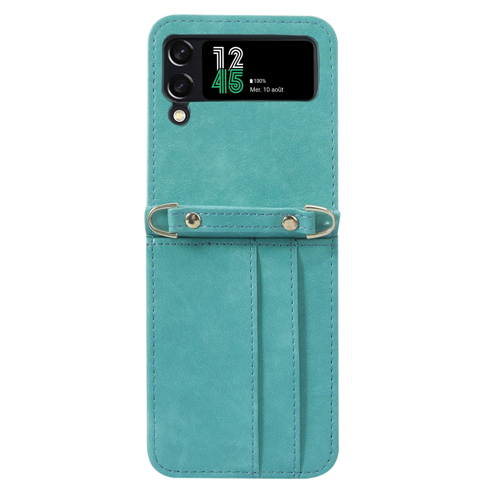 AVIZAR Versatile Samsung, Flip Series, Z Backcover, 4, Galaxy Case Türkisblau