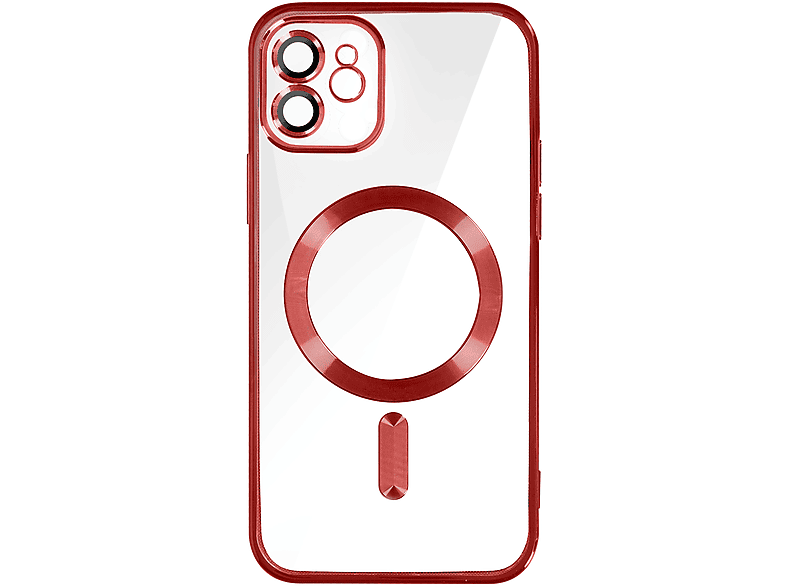Series, iPhone AVIZAR Backcover, Handyhülle Chrom 12, Apple, Rot