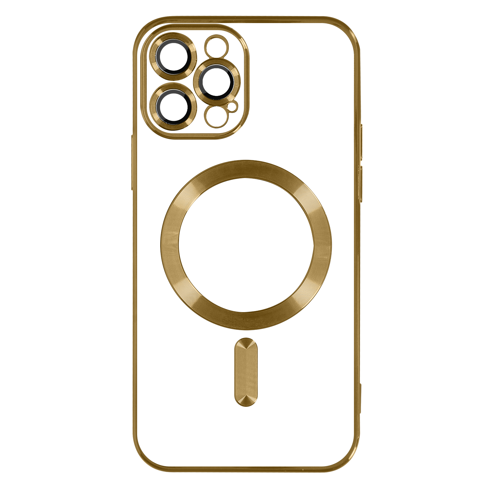Pro, iPhone Handyhülle 13 Gold AVIZAR Backcover, Apple, Chrom Series,