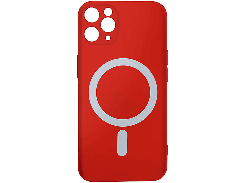 AVIZAR MagSafe Soft Touch Handyhülle Series, Backcover, Apple, iPhone 11 Pro, Rot