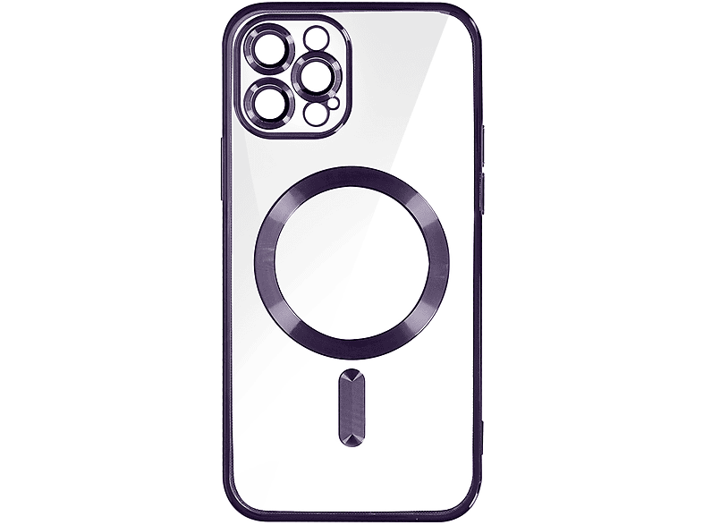 Backcover, Violett Handyhülle Chrom iPhone Pro, 12 AVIZAR Series, Apple,