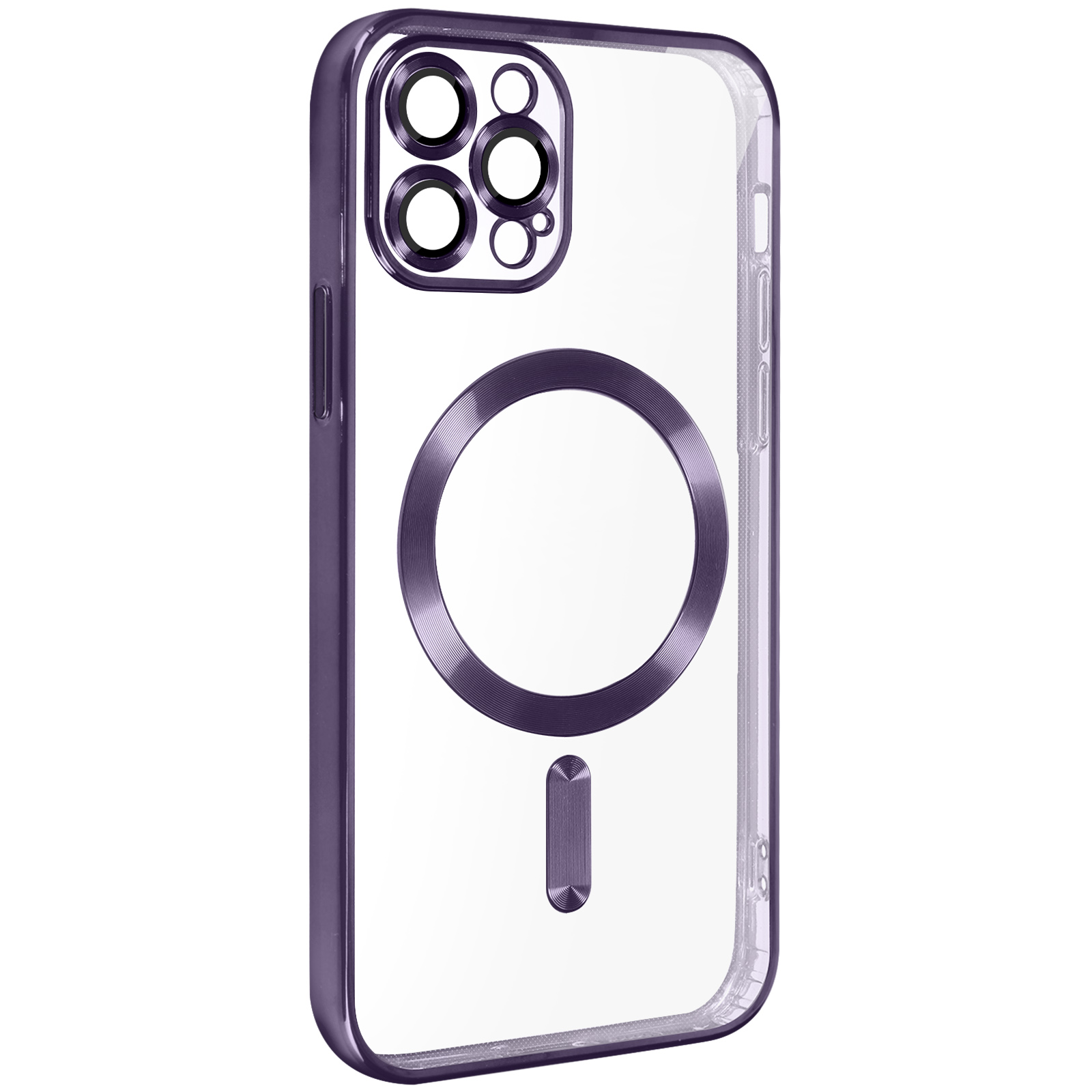 AVIZAR Chrom Handyhülle Series, Apple, iPhone Pro, Backcover, 12 Violett