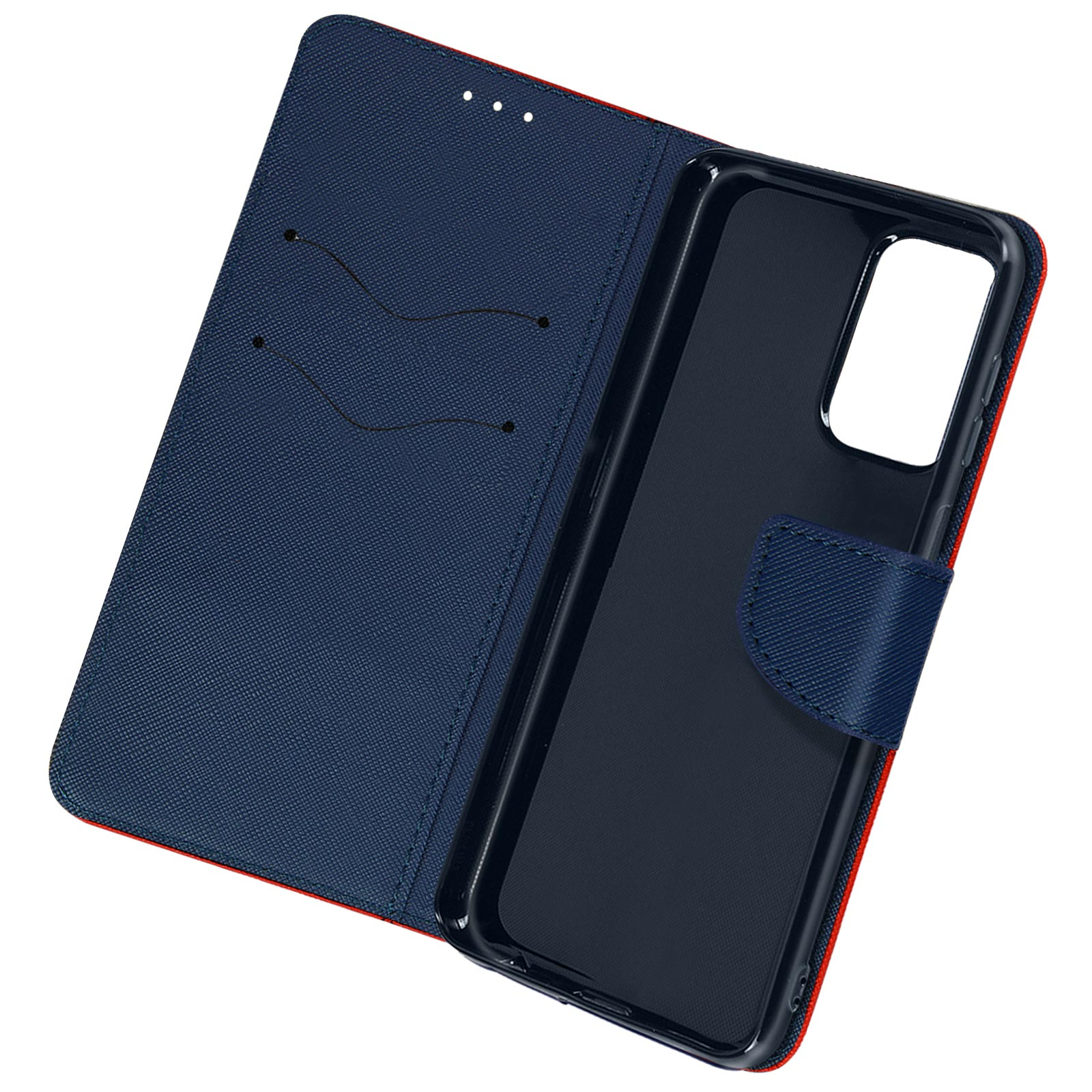 AVIZAR Fancy Series, Samsung, Bookcover, / Blau Rot A23 5G, Galaxy