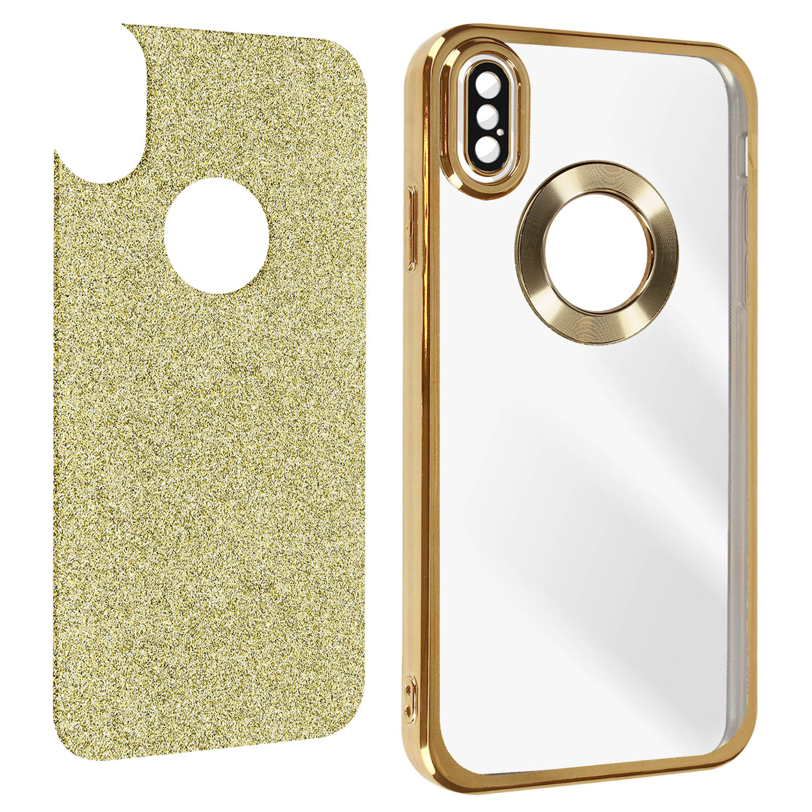 AVIZAR Protecam Spark Series, Apple, Max, Gold iPhone Backcover, XS
