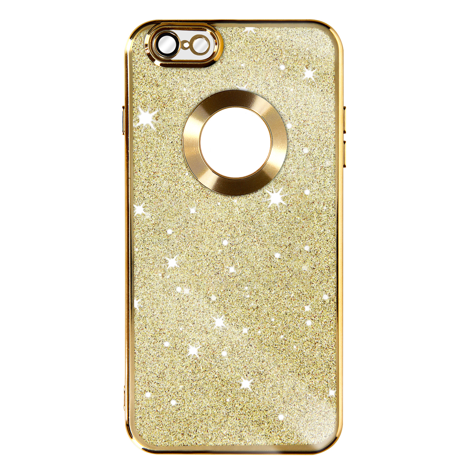 Protecam 6S Backcover, Apple, Series, AVIZAR Plus, iPhone Gold Spark