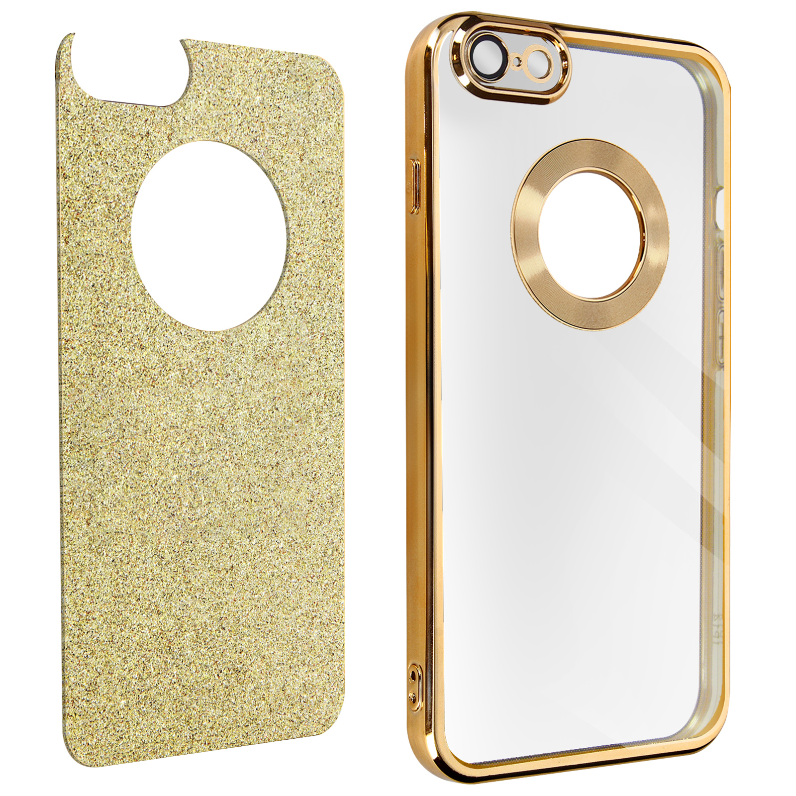 AVIZAR Protecam Spark Series, Backcover, 6S iPhone Plus, Gold Apple