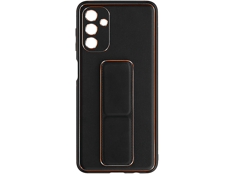Galaxy Handyhülle AVIZAR Rand Schwarz mit Samsung, Series, Lux Cabana Backcover, A04s, Metallic