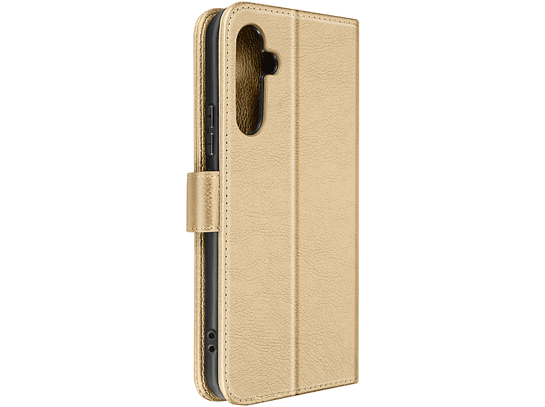 AVIZAR Chesterfield Series, Bookcover, Gold Galaxy 5G, A34 Samsung