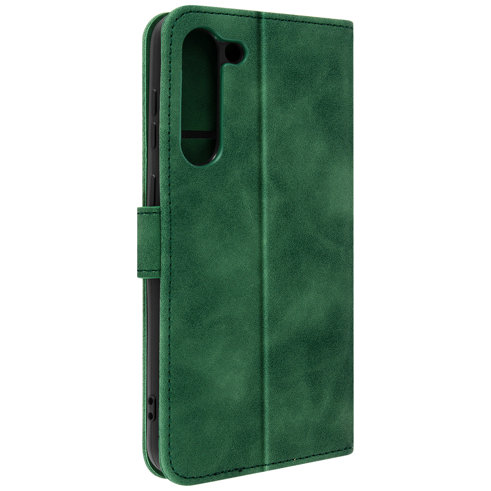 Eine grüne Handyhülle im Folio-Stil.