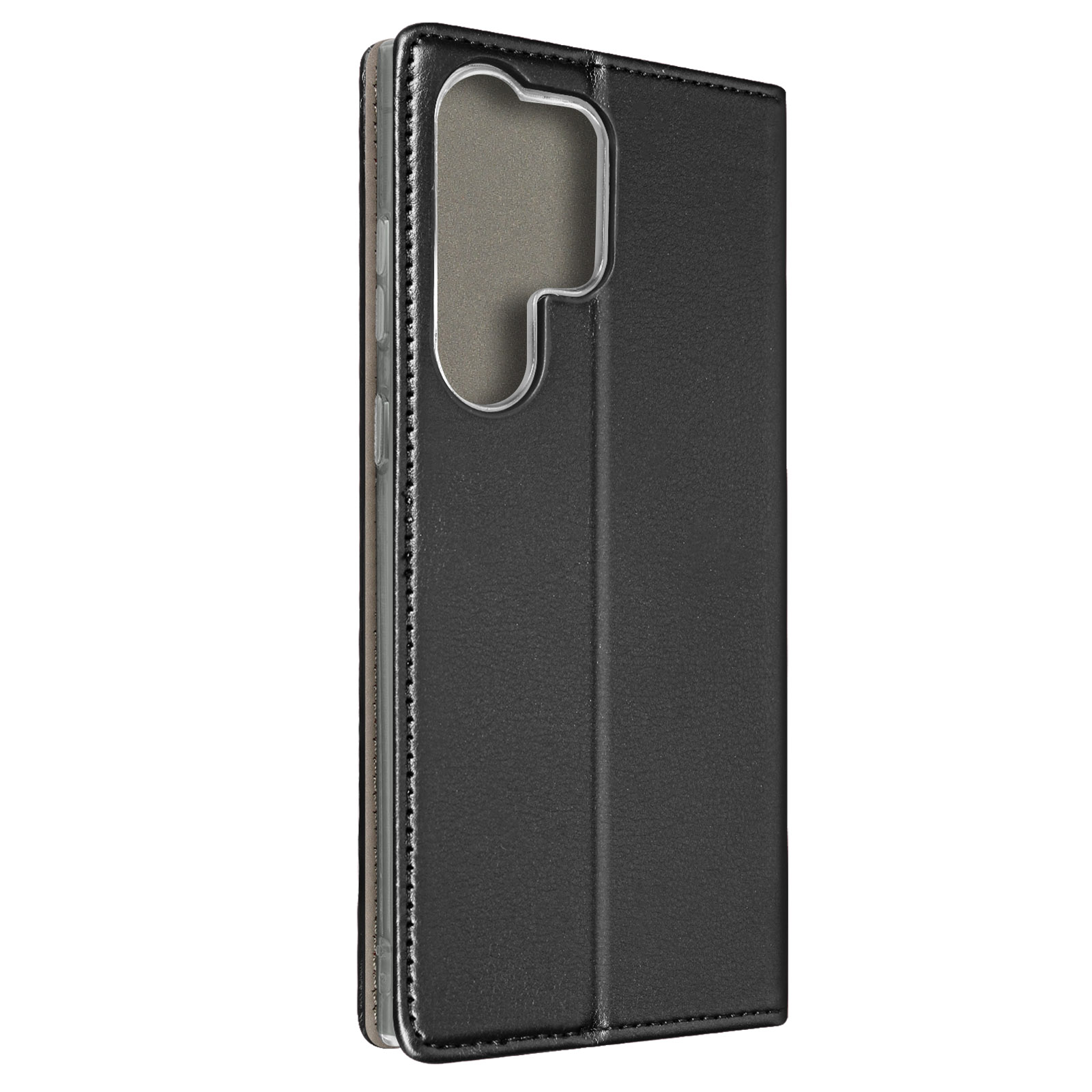 S23 AVIZAR Ultra, Cover Bookcover, Wallet Schwarz Samsung, Smart Series, Galaxy Magneto