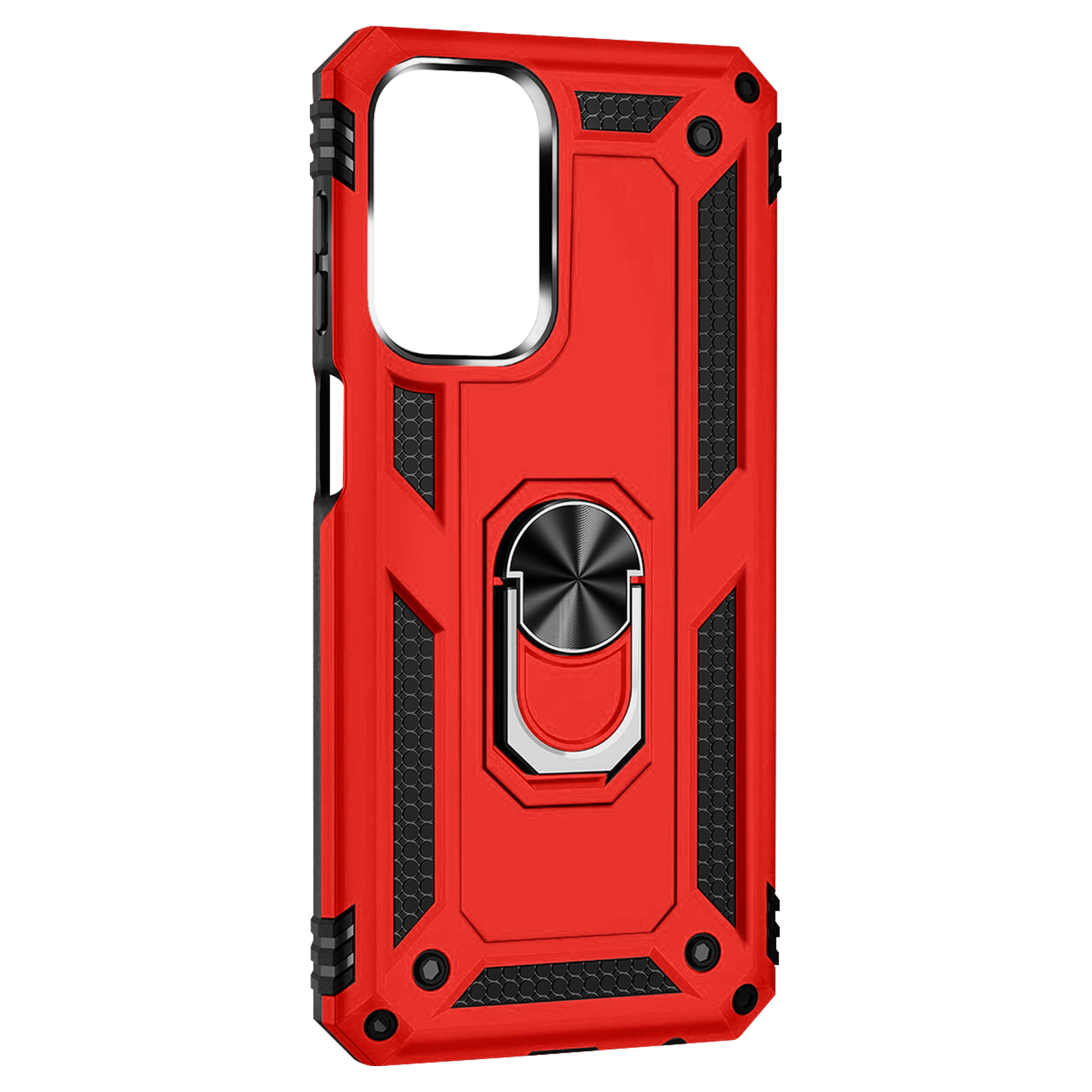 AVIZAR ArmorGrip Handyhülle mit Ring Rot 5G, Samsung, Backcover, A23 Series, Galaxy